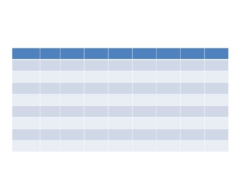 Sample Blood Type Chart Free Download