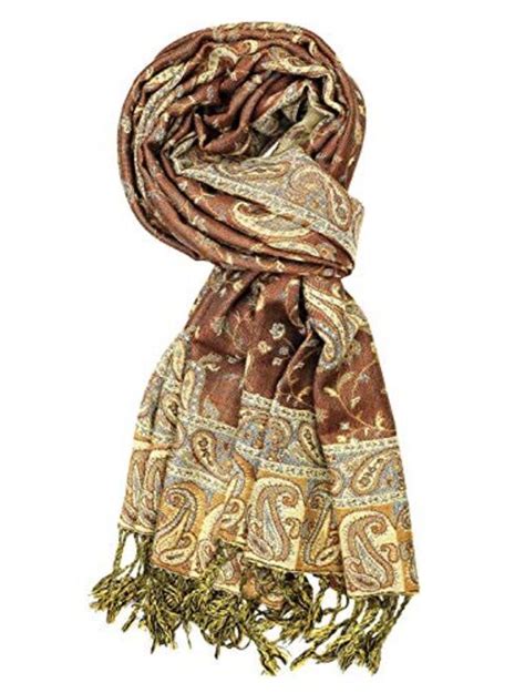 Buy Achillea Soft Silky Reversible Paisley Pashmina Shawl Wrap Scarf W