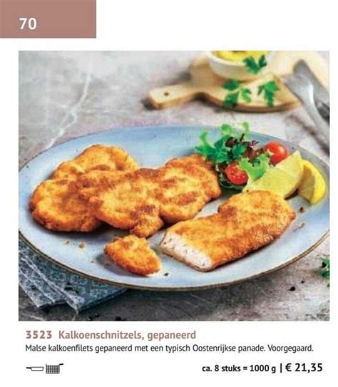 Kalkoenschnitzels Gepaneerd Aanbieding Bij Bofrost Folders Nl