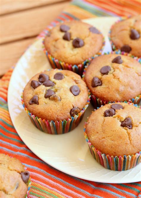 Deliciously Moist Banana Choc Chip Muffins The Cake Boutique