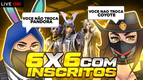 Free Fire Ao Vivo Bora Jogar Um X X Dos Crias Ao Vivo