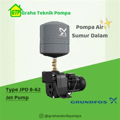 Jual Grundfos Jpd Pompa Air Sumur Dalam Jet Pump Kota Surabaya