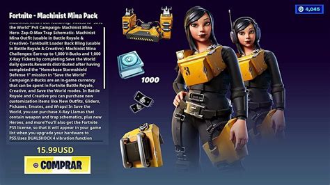 Gocdkeys Buy Fortnite Machinist Mina Pack Xbox Code At Best Prices