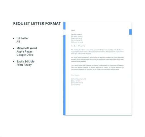 Id Card Request Letter Format