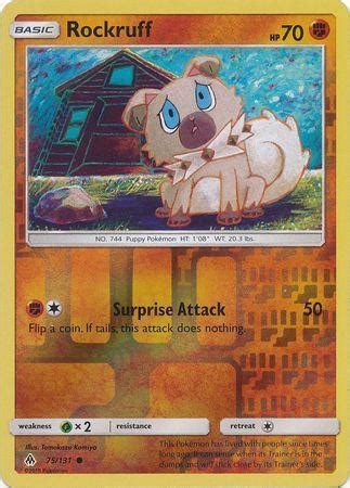 ESP Rockruff 75 131 Common Reverse Holo Playset