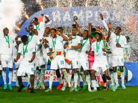 Football vainqueur de la CAN U20 le Sénégal réalise un quadruplé