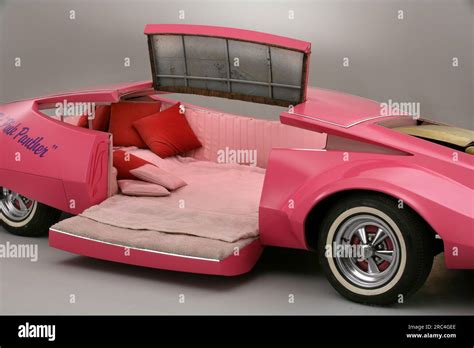 Interior of the Pink Panther car Stock Photo - Alamy