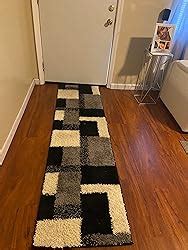 Amazon Ruglots Modern Shag Geometric 5x7 5 X 7 2 Area Rug