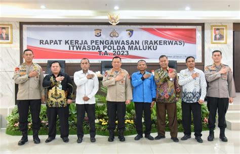 Buka Rakerwas Itwasda Polda Maluku 2023 Ini Pesan Kapolda