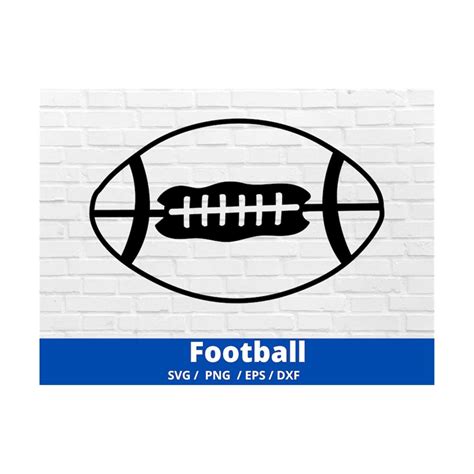 Football SVG, Football Silhouette, Football PNG, Football Cu - Inspire ...