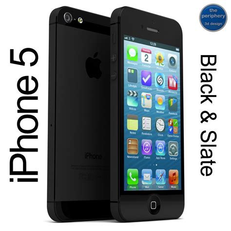 Iphone Black Slate D Models Cgtrader