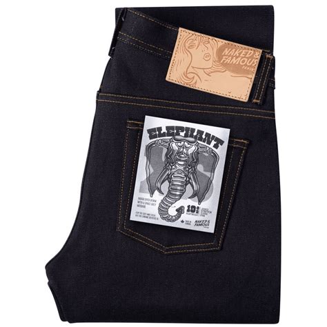 Naked Famous Denim Elephant X S Indigo 101601403 IND ELEPHNT XS