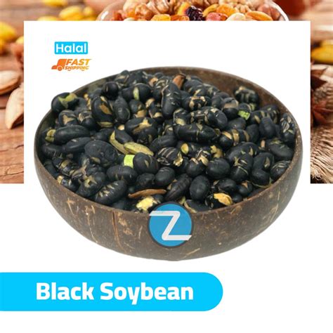 Roasted And Salted Black Soybean Kacang Soya Hitam Panggangادامامي أخضر