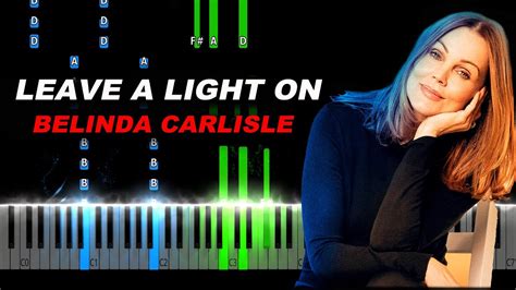 Belinda Carlisle Leave A Light On Piano Tutorial Youtube