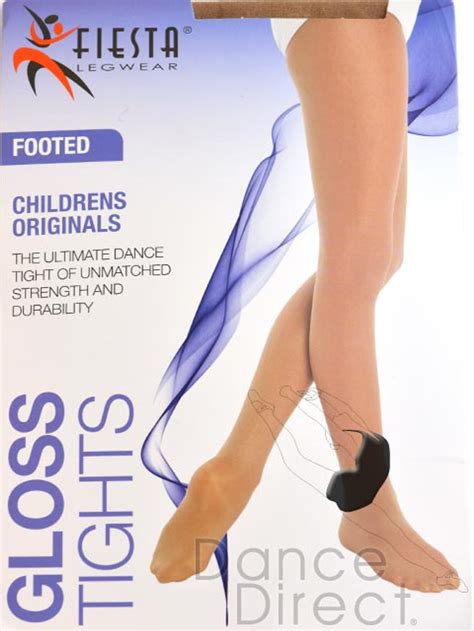 Fiesta Shimmer Gloss Footed Tights Girls Original Tights