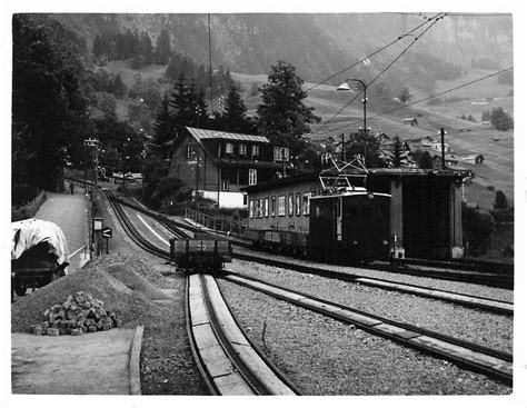 Foto X Eisenbahn Wengen Bahn Station Bahnhof Kaufen Auf Ricardo