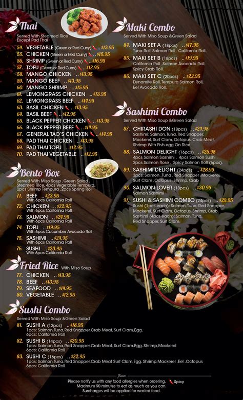 Fusion sushi 17 – Japanese & Thai cuisine_All you can Eat