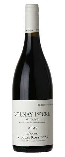 2020 Domaine Nicolas Rossignol Volnay 1er Cru Les Mitans SKU 1700684