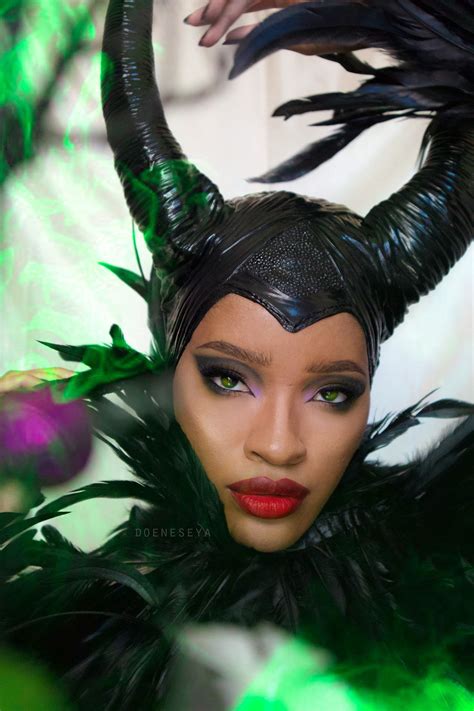 DIY Maleficent Halloween Costume and Makeup Tutorial