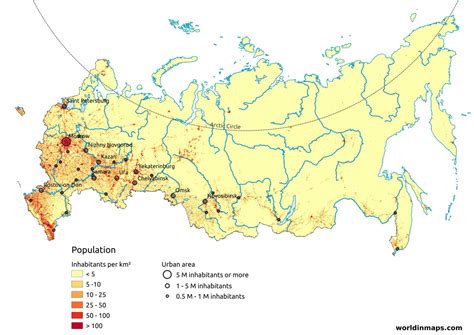 Russia data and statistics - World in maps