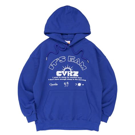 Am Cvrz Hood Tee Blue Oco