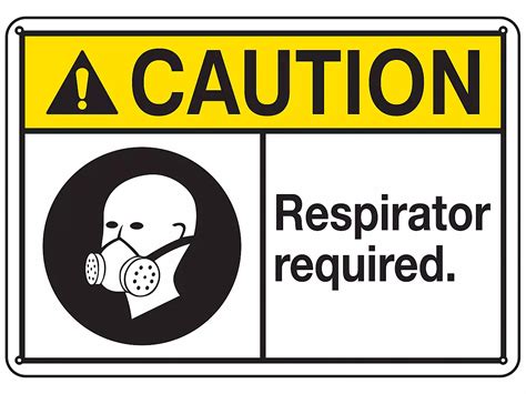 Respirator Sign