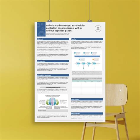 A Academic Poster Template Scientific Poster Template Ms