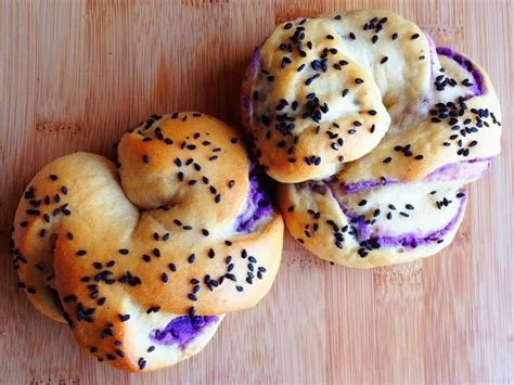 Wholly Vegan Veganmofo 13 Ube Purple Yam Buns Purple Yam Ube Recipes Ube