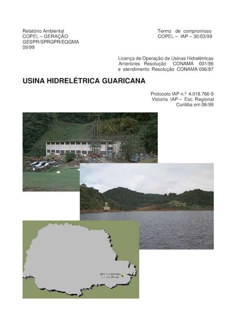 PDF USINA HIDRELÉTRICA GUARICANA copel Situa se na margem