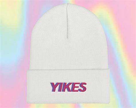 Aesthetic Beanie Yikes Beanie Pastel Goth Beanie Beanie Etsy Australia