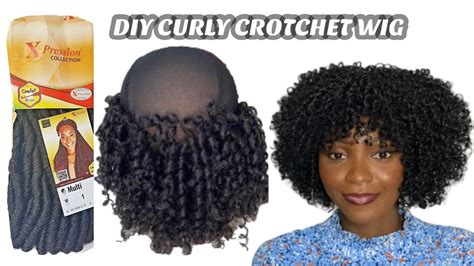 DIY CURLY CROTCHET WIG USING EXPRESSION MULTI Diywig Crochetwig Wig