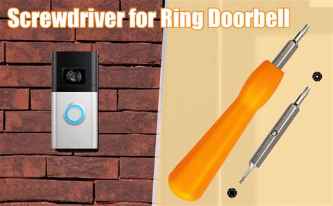 Ring Doorbell Screwdriver Replacement Sareal Double Ended Screwdriver