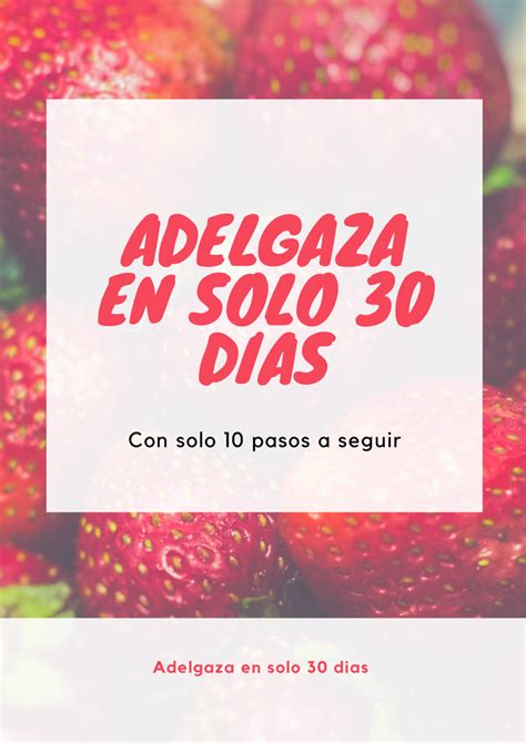 Cómo adelgazar en 30 días