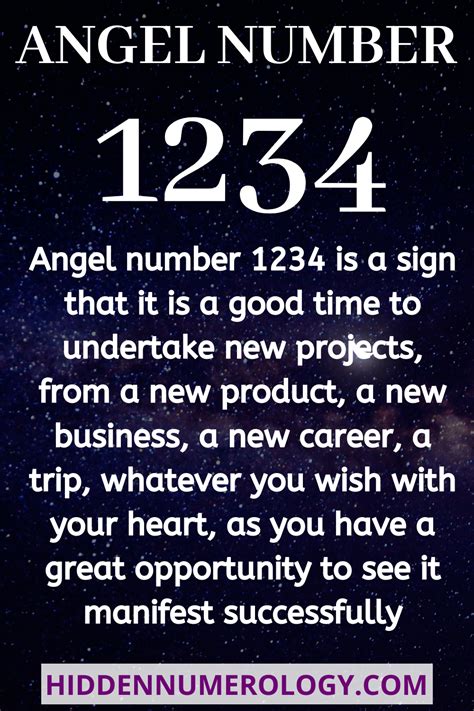 Angel Number 1234 Meaning And Symbolism Artofit