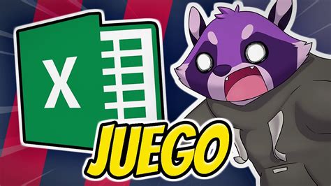 Hice Un JUEGO En EXCEL XD YouTube