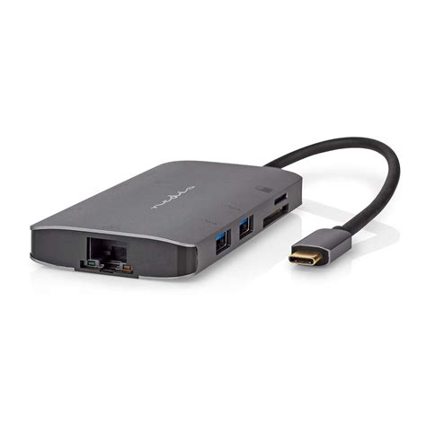 USB N Moniporttisovitin USB 3 2 Gen 1 USB C Uros HDMI Ulostulo