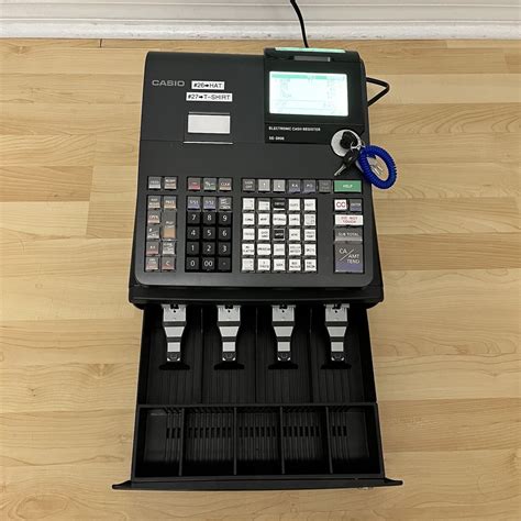 Casio Se S Electronic Cash Register W All Operating Keys For Sale