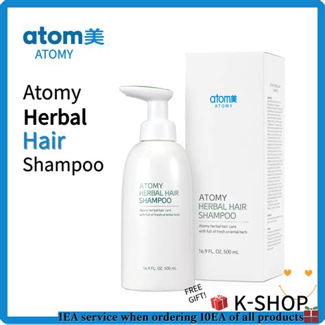 Atomy Herbal Hair Shampoo1ea 500ml Herbal Hair Conditioner1ea 500ml