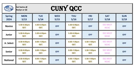 Qns Aquatic Club Queens Pools Schedule