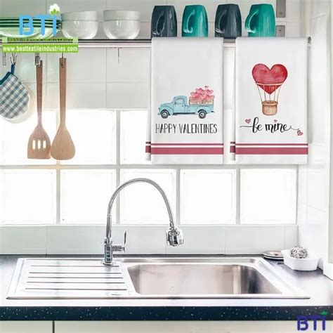 Bti Digital And Screen Printed Tea Towels Factory Direct Supply Kitchen