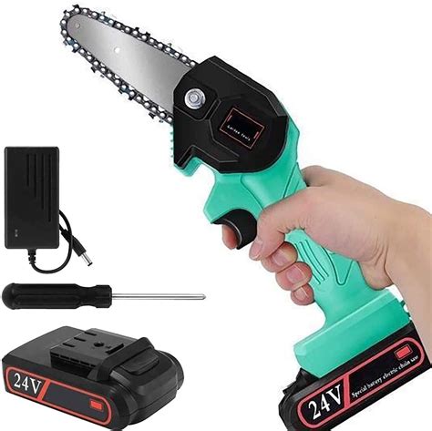 Mini Chainsaw 550w Mini Chainsaw 4 Inch Rechargeable Batteries Cordless Electric Chain Saw