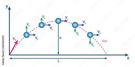 Projectile Motion Diagram