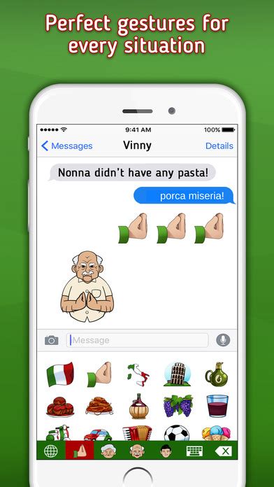 Italian Emoji Italian Emojis Stickers And S On The App Store