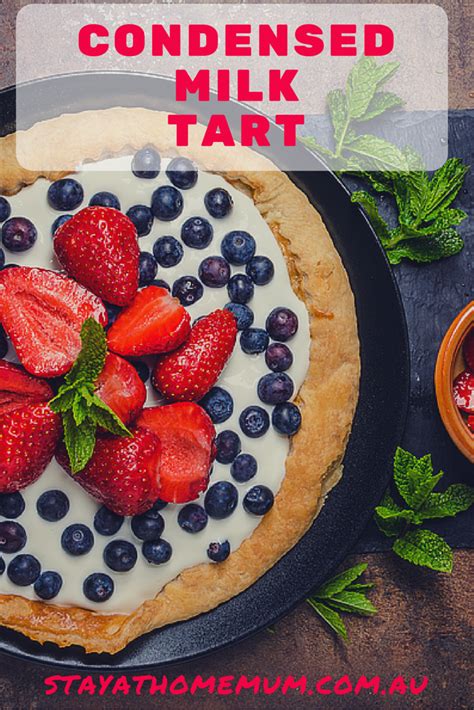 Condensed Milk Tart Recipe | Stay at Home Mum