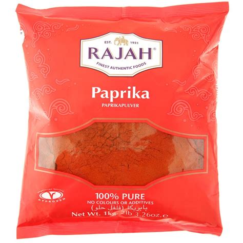 Rajah Paprika Powder 1kg Sira Cash And Carry