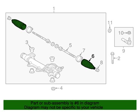 2005 2023 Toyota Tacoma Rack And Pinion Bellows 45535 04070 Toyota