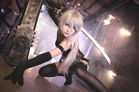 Wallpaper Asian Cosplayer Cosplay Nier Automata A2 Nier Automata