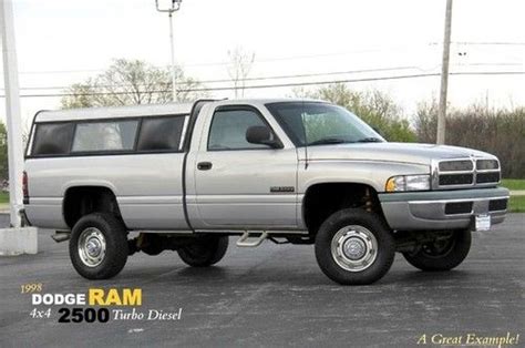 Purchase Used 1998 Dodge Ram 2500 4x4 Cummins Diesel Only 62k Miles 1 Owner Drives Excellent