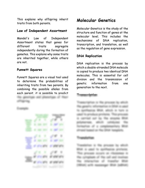 Solution Genetics Notes Studypool