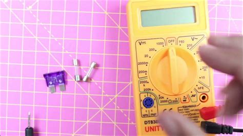 How To Check Fuse With Multimeter Simple Method To Check Fuse Is Working Or Not Youtube